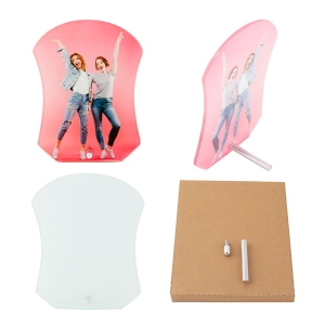 - Sublimasyon Cam Plaket 18x14 cm -Beyaz Kaplamalı (1)  - Sublimasyon Cam Plaket 18x14 cm -Beyaz Kaplamalı (1)