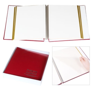 - Küçük Bordo Yapışkanlı Deri Fotoğraf Albümü - 21.5 x 23.5 cm (1)  - Küçük Bordo Yapışkanlı Deri Fotoğraf Albümü - 21.5 x 23.5 cm (1)