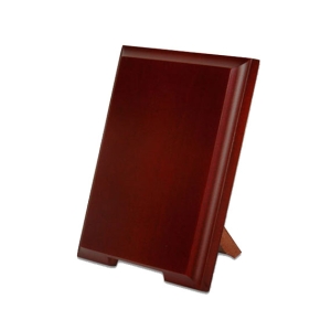 - Bordo Renkli Ayaklı Ahşap Plaket 12x16 cm (metalsiz)  - Bordo Renkli Ayaklı Ahşap Plaket 12x16 cm (metalsiz)