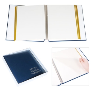 - Küçük Lacivert Yapışkanlı Deri Fotoğraf Albümü - 21.5 x 23.5 cm (1)  - Küçük Lacivert Yapışkanlı Deri Fotoğraf Albümü - 21.5 x 23.5 cm (1)