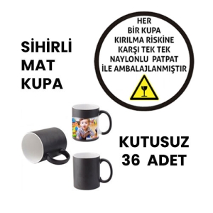 - Kutusuz 1 Koli Sublimasyon Porselen Mat Siyah Kupa (36 adet) (1)  - Kutusuz 1 Koli Sublimasyon Porselen Mat Siyah Kupa (36 adet) (1)