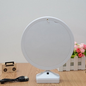Butonlu Sihirli Led Ayna Çerçeve-Yuvarlak 20 cm - 4