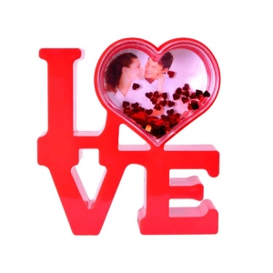  - Love Tasarımlı Kar Küresi