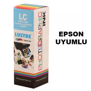 Lustre - Lustre (Epson) İnkjet Açık Mavi Mürekkep 70 ml Lustre - Lustre (Epson) İnkjet Açık Mavi Mürekkep 70 ml