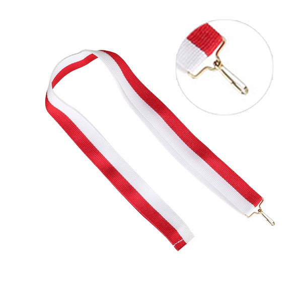 Ekonomik Madalya İpi - Kırmızı Beyaz - 1
