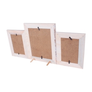 Masaüstü Beyaz Ahşap Çerçeve - Üçlü - 5