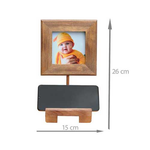 Masaüstü Eskitme Ahşap Fotoğraf Çerçevesi -Tekli (1)