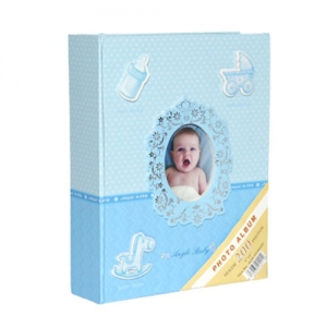 Pembe 200 lük 10x15cm Bebek Fotoğraf Albümü - 3