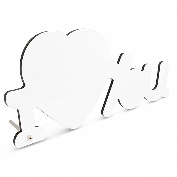 HDF  I Love You Çerçeve 15x30 cm - 1