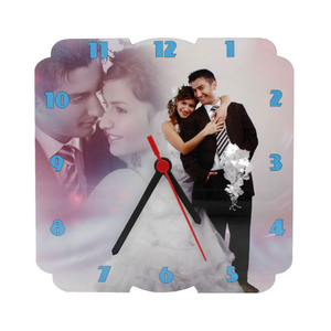 - HDF Kare Saat 20X20 cm  - HDF Kare Saat 20X20 cm