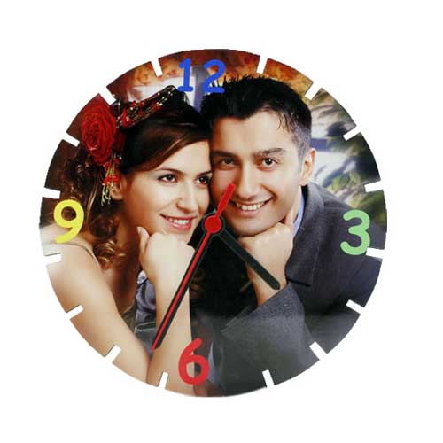 - HDF Yuvarlak Saat 20 cm  - HDF Yuvarlak Saat 20 cm