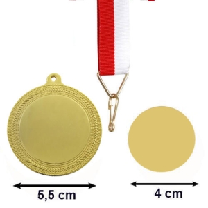 - Sublimasyon Altın Madalya 5.5 cm (1)  - Sublimasyon Altın Madalya 5.5 cm (1)
