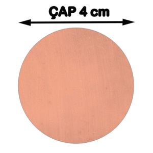 - Sublimasyon Madalya Göbeği 4 cm Bronz (1)  - Sublimasyon Madalya Göbeği 4 cm Bronz (1)