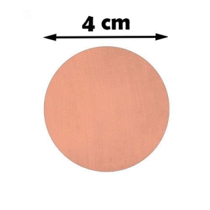 - Sublimasyon Madalya Göbeği 4 cm Bronz  - Sublimasyon Madalya Göbeği 4 cm Bronz