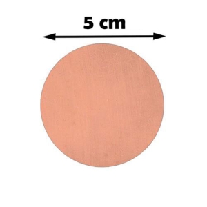 - Sublimasyon Madalya Göbeği 5 cm - Bronz  - Sublimasyon Madalya Göbeği 5 cm - Bronz