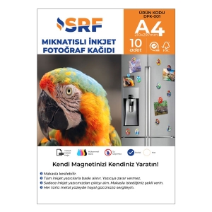 SRF Mıknatıslı (Magnet) İnkjet Fotoğraf Kağıdı (10 adet A4)