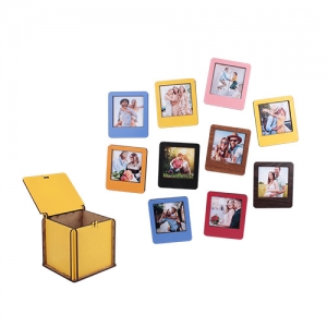 Mıknatıslı Polaroid İnstax Sarı Çerçeve