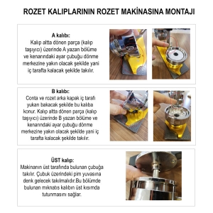Buton Rozet Kalıbı 37 mm - 3