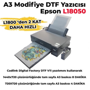 - DTF A3 Tekstil Baskı Yazıcısı (1)  - DTF A3 Tekstil Baskı Yazıcısı (1)