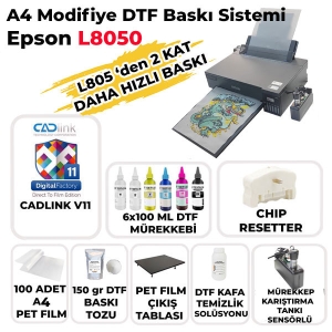 - DTF A4 Tekstil Baskı Yazıcısı (CADLink)  - DTF A4 Tekstil Baskı Yazıcısı (CADLink)