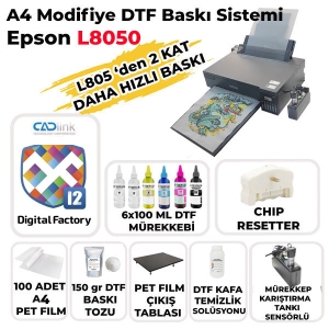  - DTF A4 Tekstil Baskı Yazıcısı (CADLink)