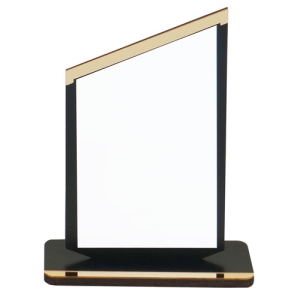 - Sublimasyon Metal Baskılı Siyah Ahşap Plaket - Beyaz Metalli  - Sublimasyon Metal Baskılı Siyah Ahşap Plaket - Beyaz Metalli