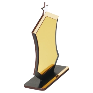 - Sublimasyon Metal Baskılı Siyah Ahşap Plaket - Altın Metalli (1)  - Sublimasyon Metal Baskılı Siyah Ahşap Plaket - Altın Metalli (1)