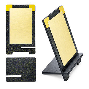 Sublimasyon Simli Siyah Ahşap Plaket 13x21 cm - Altın Metalli (1)