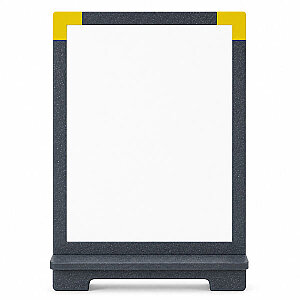 Sublimasyon Simli Siyah Ahşap Plaket 18x26 cm - Beyaz Metalli