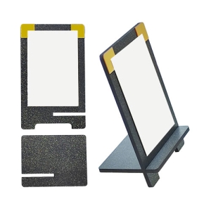 - Sublimasyon Simli Siyah Ahşap Plaket 13x21 cm - Beyaz Metalli (1)  - Sublimasyon Simli Siyah Ahşap Plaket 13x21 cm - Beyaz Metalli (1)