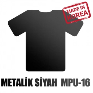 Metalik Siyah Flex / 51 cm x 1 metre - 3