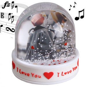  - Müzikli I Love You Kar Küresi