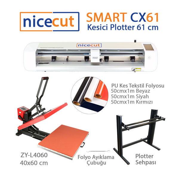 NICECUT CX61 Plotter Tekstil Baskı Seti - 2