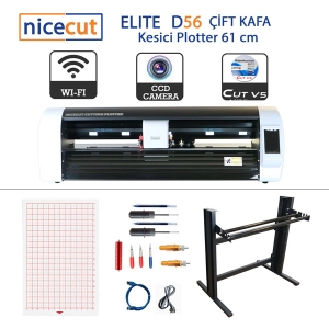 Nicecut - NICECUT Elite D56 Çift Kafalı Kesici Plotter 56 cm (Ayaklı) (1)