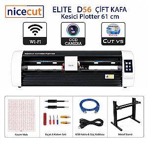 NICECUT Elite D56 Çift Kafalı Kesici Plotter 56 cm (Ayaklı) (1)