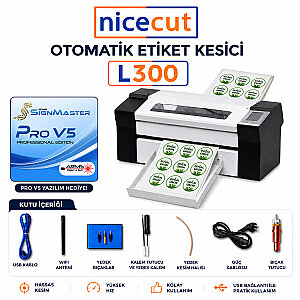 NICECUT L300 Otomatik Etiket ve Sticker Kesim Makinesi (1)