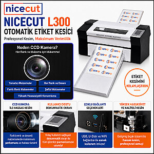 NICECUT L300 Otomatik Etiket ve Sticker Kesim Makinesi - 4