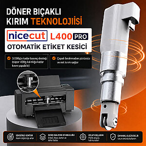 NICECUT L400 PRO Servo Otomatik Etiket Sticker Kesim Makinesi - 3