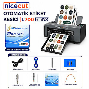 NICECUT L700 Servo Otomatik Etiket Sticker Kesim Makinesi  (1)