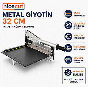 NICECUT Metal Giyotini 32 cm - 3