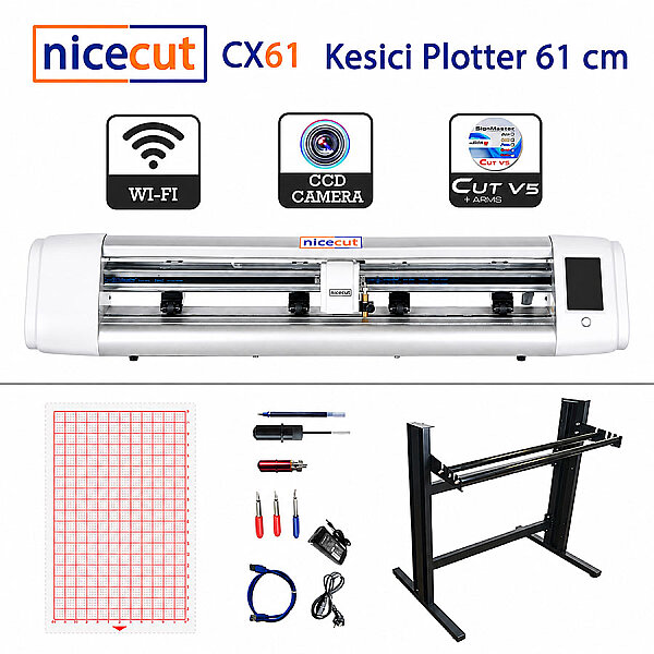 NICECUT Smart CX61 Kesici Plotter 61 cm (Ayaklı) - 2