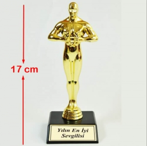 - Sublimasyon Mini Oscar Heykeli 17 cm (1)  - Sublimasyon Mini Oscar Heykeli 17 cm (1)