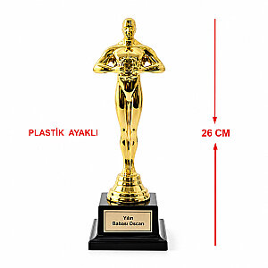 Sublimasyon Oscar Heykeli-Plastik Ayaklı