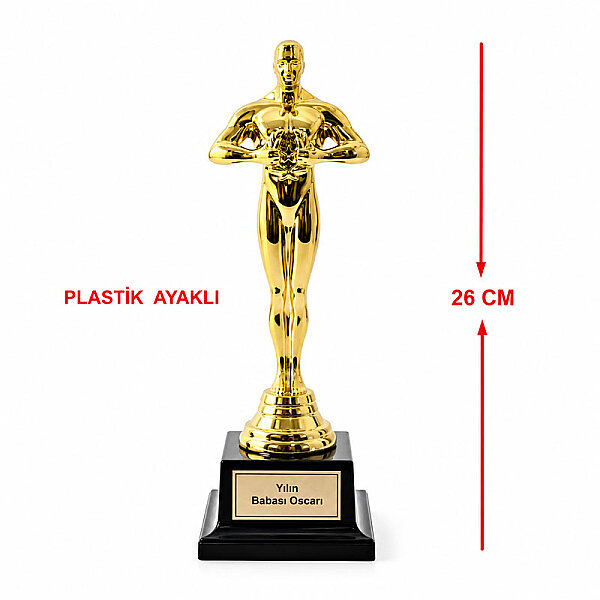 Sublimasyon Oscar Heykeli-Plastik Ayaklı - 1