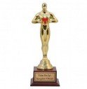 - Sublimasyon Kırmızı Kalpli Oscar 27 cm - Ahşap Ayaklı (1)  - Sublimasyon Kırmızı Kalpli Oscar 27 cm - Ahşap Ayaklı (1)