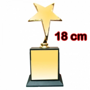 - Sublimasyon Yıldız Figürlü Ödül Kupası 18 cm (1)  - Sublimasyon Yıldız Figürlü Ödül Kupası 18 cm (1)