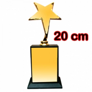 - Sublimasyon Yıldız Figürlü Ödül Kupası 20 cm (1)  - Sublimasyon Yıldız Figürlü Ödül Kupası 20 cm (1)