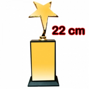 - Sublimasyon Yıldız Figürlü Ödül Kupası 22 cm (1)  - Sublimasyon Yıldız Figürlü Ödül Kupası 22 cm (1)