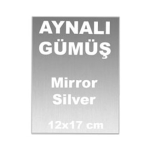 Orta Boy Ayaklı Ahşap Plaket için Baskı Metali 12x17 cm  - 5