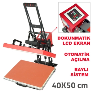 Otomatik Transfer Baskı Presi 40x50 cm - 3